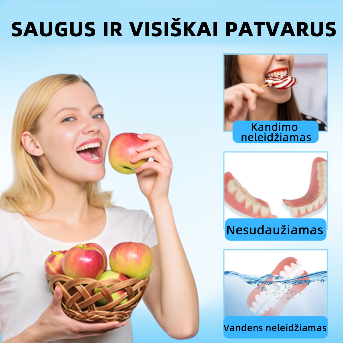 𝐁𝐢𝐤𝐞𝐧𝐝𝐚™Silikono pamušalo dantų protezų rinkinys🔥 (⏰𝑆𝑢𝑚𝑎ž𝑖𝑛𝑡𝑎𝑠 𝑛𝑢𝑜𝑙𝑎𝑖𝑑ų 𝑙𝑖𝑚𝑖𝑡𝑎𝑠, 𝑡𝑎𝑖𝑘𝑜𝑚𝑎𝑠 30 𝑚𝑖𝑛𝑢č𝑖ų⏰) 🦷👩⚕️