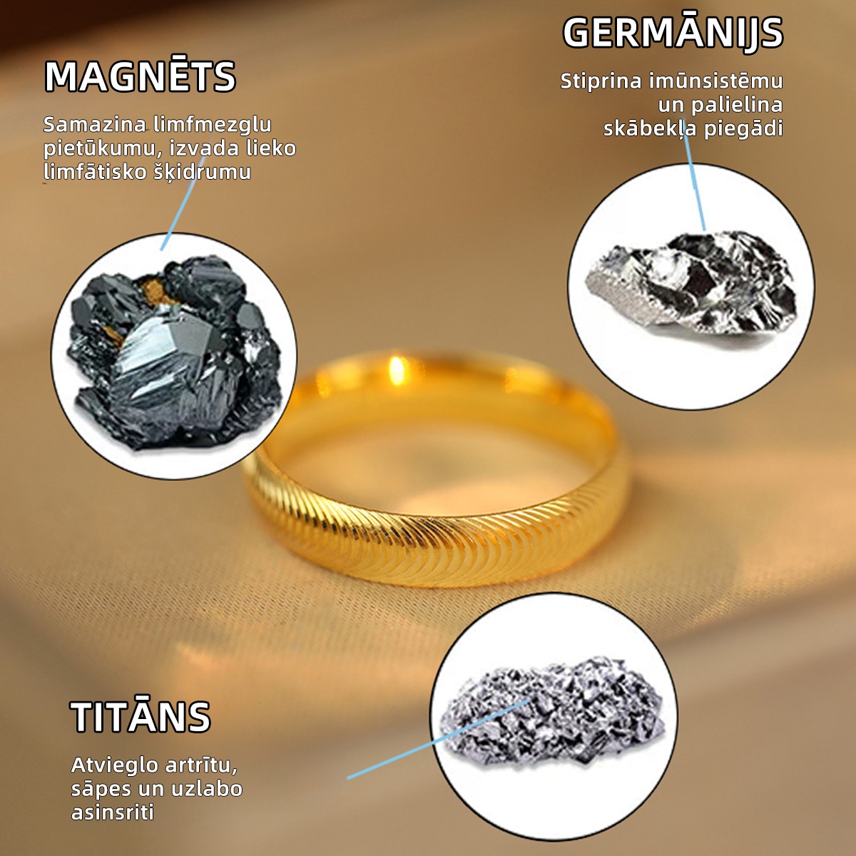 💥Pēdējās dienas izpārdošana 20% IZSLĒGTS - ❤️🔥𝐶𝑍𝑇𝐼𝐶𝐿𝐸™Limfātiskās magnētiskās terapijas kaķa acu gredzens🌺